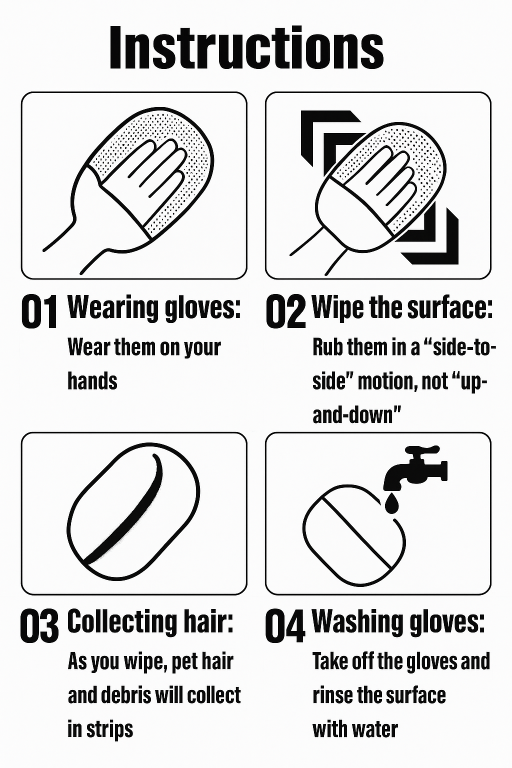 FurryGone™ – Pet Hair Remover Glove